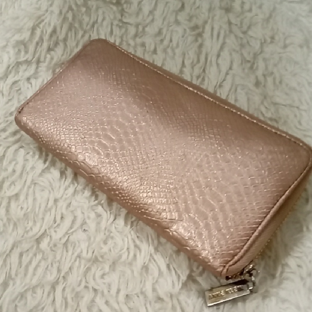 Anne Klein Metallic Rose Wallet